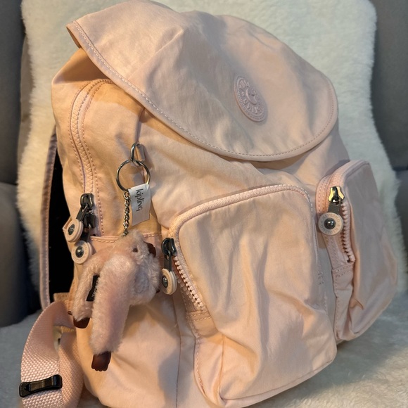 Kipling Pink Backpack - Picture 2 of 6